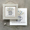 FLOWERS IN MUG CARD "FRIEND EVERYBODY WISHES THEY HAD" 13.5X13.5X0.5CM - Image 3