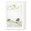 COUNTRYSIDE CARD "TROUBLES BE LESS" 12X16.5X0.1CM