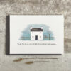 HOUSE CARD "MAY YOUR HOME KNOW JOY" 12X16.5X0.1CM - Image 2