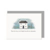 HOUSE CARD "MAY YOUR HOME KNOW JOY" 12X16.5X0.1CM