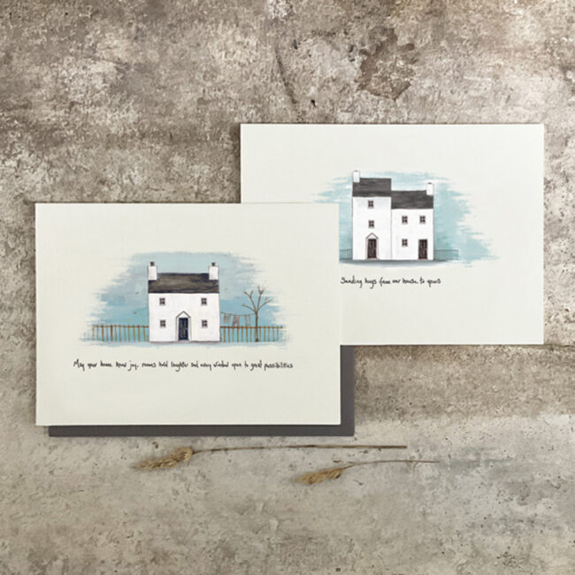 HOUSE CARD "MAY YOUR HOME KNOW JOY" 12X16.5X0.1CM - Image 3