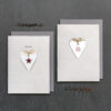 HEART CARD "WITH LOVE" 12X16.5X0.5CM - Image 2