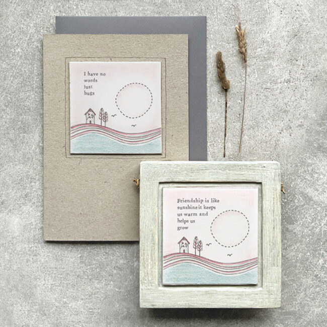 TWIG CARD "I HAVE NO WORDS JUST HUGS" 12X16.5X0.5CM - Image 4