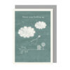 TWIG CARD "NEVER STOP LOOKING UP" 12X0.1X16.5CM
