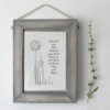 WOODEN FRAME "FRIENDS ARE LIKE FLOWERS" 10X12.5X1.3CM - Image 4