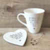 PORCELAIN MUG "DRINK TOO MUCH" 14X11X10CM - Image 2