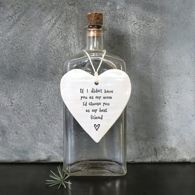 PORCELAIN HEART "HAVE YOU AS MUM" 8.5X9.5X0.5CM - Image 4