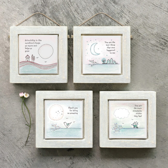 WOODEN FRAME "FRIENDSHIP LIKE SUNSHINE" 10X10X1.5CM - Image 4