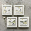 WODDEN FRAME "TROUBLES BE LESS" 10X10X1.5CM - Image 4
