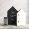 WOODEN HOUSE "HOME IS THE STARTING PLACE" 11X6.5X2CM - Image 2