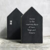WOODEN HOUSE "HOME IS THE STARTING PLACE" 11X6.5X2CM