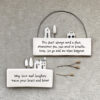 PORCELAIN SCENE "MAY LOVE & LAUGHTER WARM" 4.7X6.7X1.7CM - Image 3