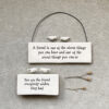 PORCELAIN SCENE "YOU ARE THE FRIEND EVERYBODY WISHES" 4X5.7X1.7CM - Image 2