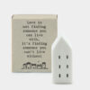 MATCHBOX HOUSE "LOVE IT'S FINDING SOMEONE YOU CAN'T LIVE WITHOUT" 4.5X3.4X2CM - Image 3