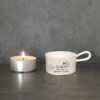 TEALIGHT HOLDER "LOVELY FRIEND" 3X8X5.5CM - Image 2