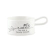 TEALIGHT HOLDER "LOVELY FRIEND" 3X8X5.5CM
