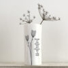 VASE PORCELAIN "FRIENDS ARE LIKE FLOWERS" 5X9.1X5CM - Image 2