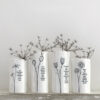 VASE PORCELAIN "FRIENDS ARE LIKE FLOWERS" 5X9.1X5CM - Image 3