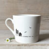 WOBBLY MUG "I BLOODY LOVE TEA" 8X7.5X7CM - Image 2