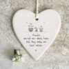 WOBBLY HEART "FRIENDS MAKES OUR LIVES WHOLE" 10X9X0.5CM - Image 2