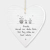 WOBBLY HEART "FRIENDS MAKES OUR LIVES WHOLE" 10X9X0.5CM