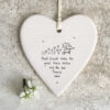 WOBBLY HEART "BEST FRIENDS MAKE GOOD TIMES" 10X9X0.5CM - Image 3