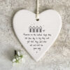 WOBBLY HEART "MEMORIES ARE THE LOVELIEST" 10X9X0.5CM - Image 2