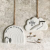 PORCELAIN CLOUD "SUNSHINE ON A CLOUDY DAY" 8X1.2X4.7CM - Image 2