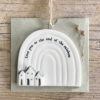 PORCELAIN RAINBOW "LOVE YOU TO THE END OF RAINBOW" 7.5X1X6.5CM