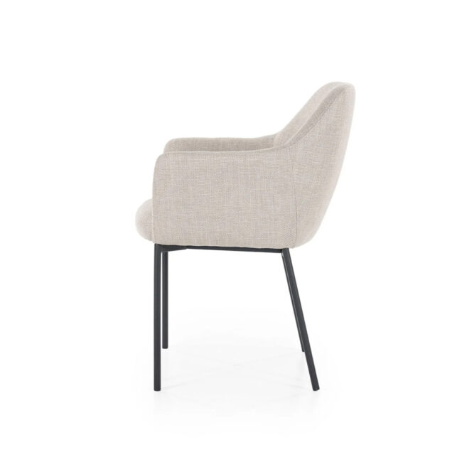 CHAIR PAUL TAUPE LINEA 58X60X82CM - Image 4
