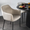 CHAIR PAUL TAUPE LINEA 58X60X82CM - Image 2