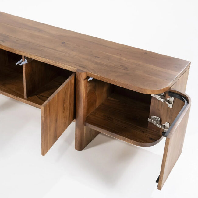 TV CABINET JULIAN 4 DOORS 170X43X50CM - Image 3