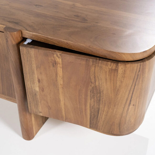 TV CABINET JULIAN 4 DOORS 170X43X50CM - Image 4