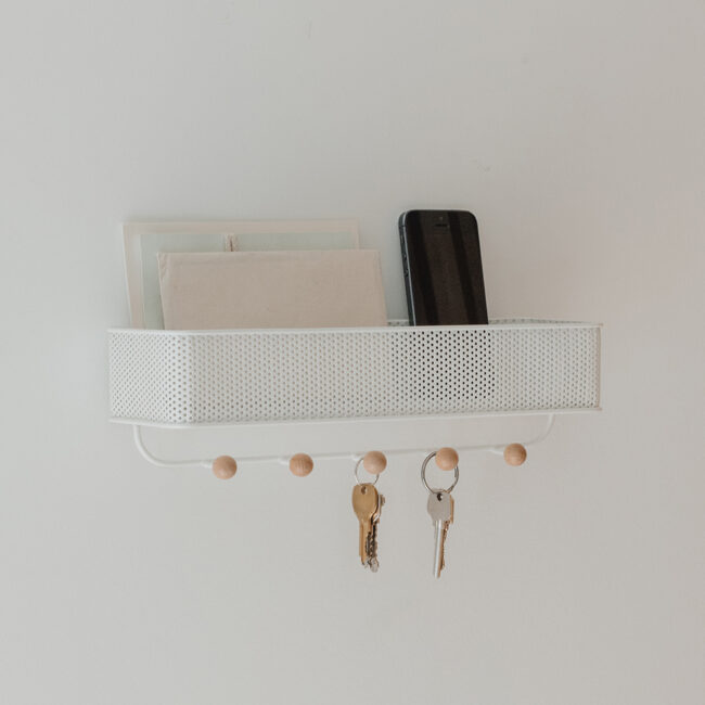 ESTIQUE ORGANIZER WHITE 9X9X32CM - Image 3
