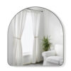 MIRROR HUBBA ARCHED METALLIC TITANIUM 86X91CM