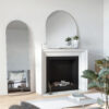 MIRROR HUBBA ARCHED METALLIC TITANIUM 86X91CM - Image 2