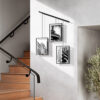 SET OF 3 PHOTO FRAME EXHIBIT BLACK 8X10CM - Image 2