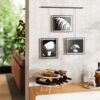 SET OF 3 PHOTO FRAME EXHIBIT BLACK 8X10CM - Image 4