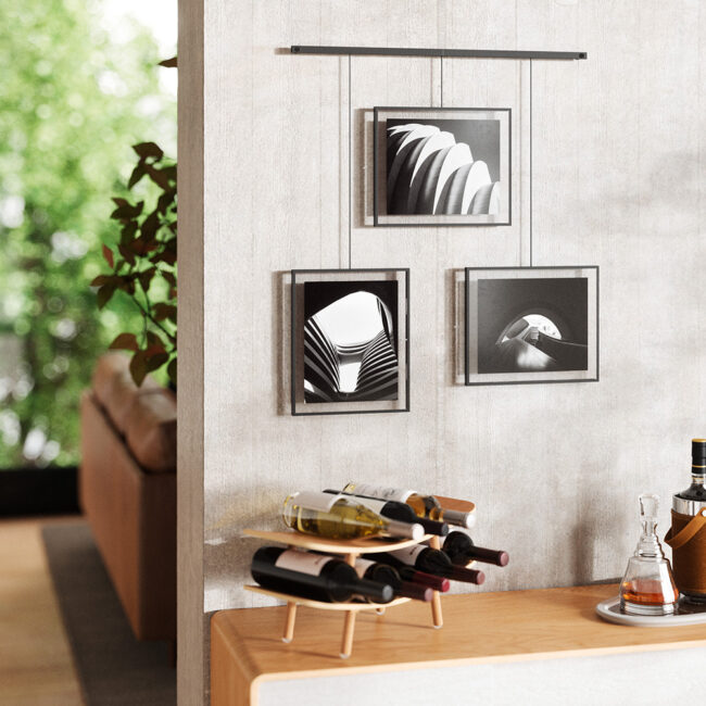SET OF 3 PHOTO FRAME EXHIBIT BLACK 8X10CM - Image 4