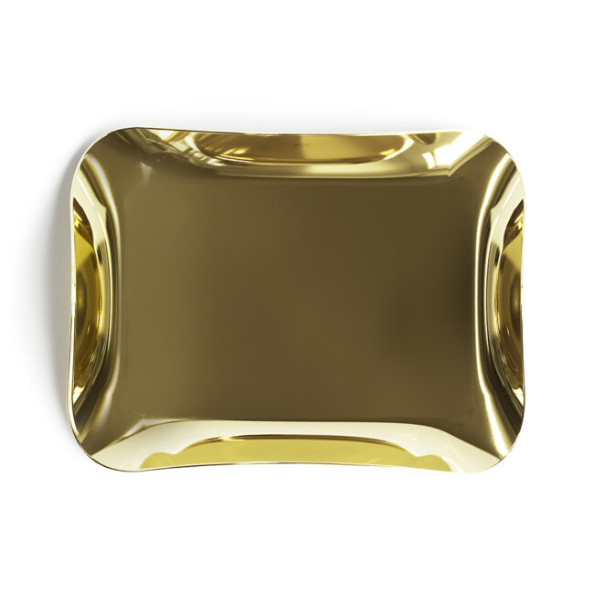 TRAY WAVE BRASS 30X23X4CM - Image 6