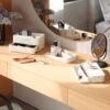 GLAM ORGANIZER WHITE & GREY 27X18X25CM - Image 4