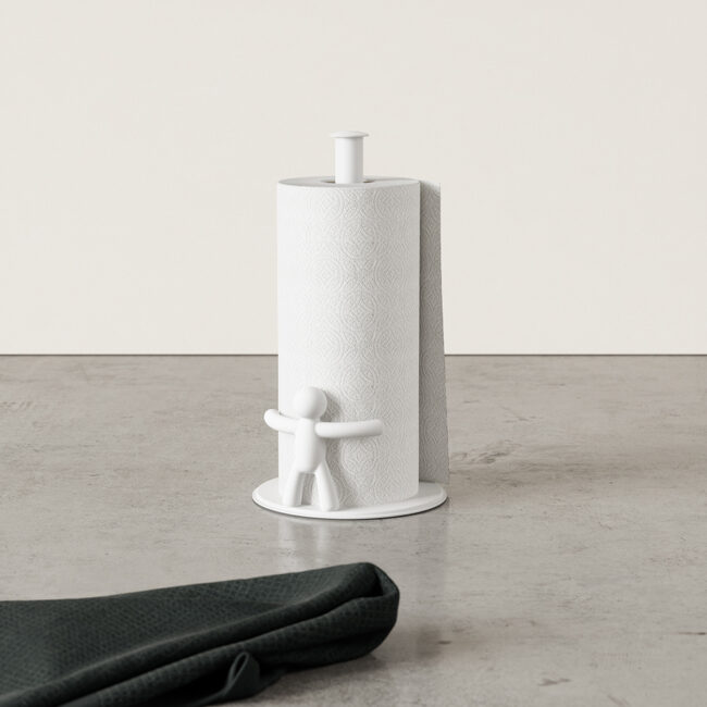 PAPER TOWEL HOLDER BUDDY WHITE 19X18X34CM - Image 3