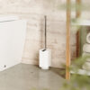 ADHESIVE TOILET BRUSH FLEX WHITE 11X8X43CM - Image 2