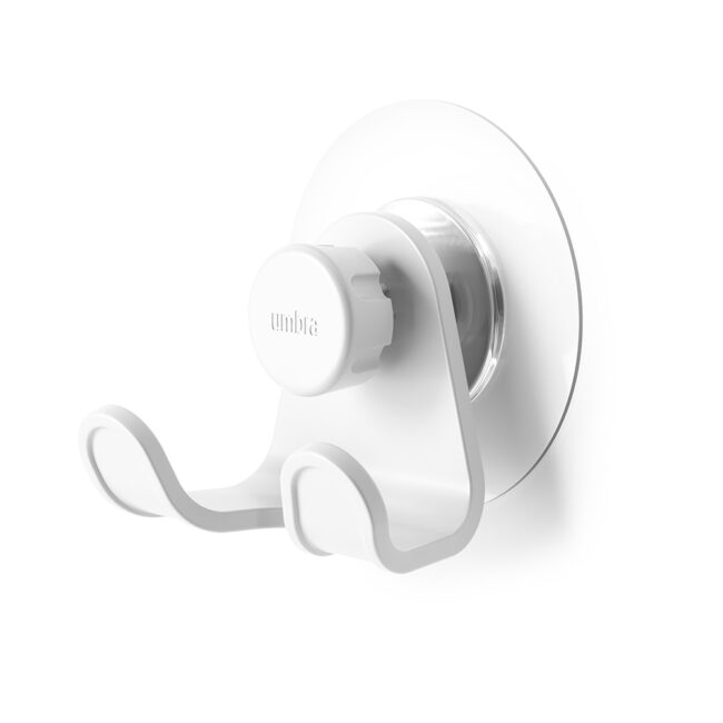 ADHESIVE DOUBLE HOOK FLEX WHITE 8X6X8CM - Image 5