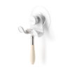 ADHESIVE DOUBLE HOOK FLEX WHITE 8X6X8CM