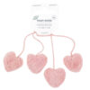 DOUBLE HEART POMPON ROSE 2PCS