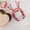 PLASTIC LETTER BEADS WHITE 6MM - Image 3