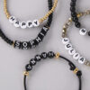 PLASTIC LETTER BEADS WHITE 6MM - Image 2