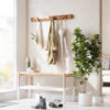 WALL HOOK FLIP 8 WALL MOUNTED WARM & GOLD 81X6X3CM - Image 2