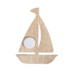 STICKER WOODEN BOAT 3X4CM 9PCS - Image 2